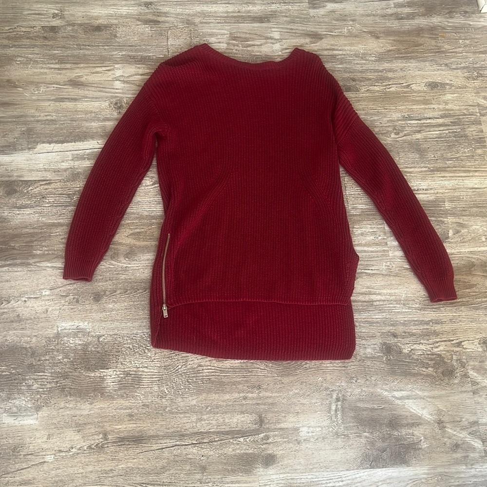H+M Divided Women’s Maroon Knit Sweater XS
